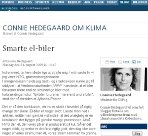Connie-Hedegaard-whf-forurener-elbiler-mere-end-almindelige-benzin-biler